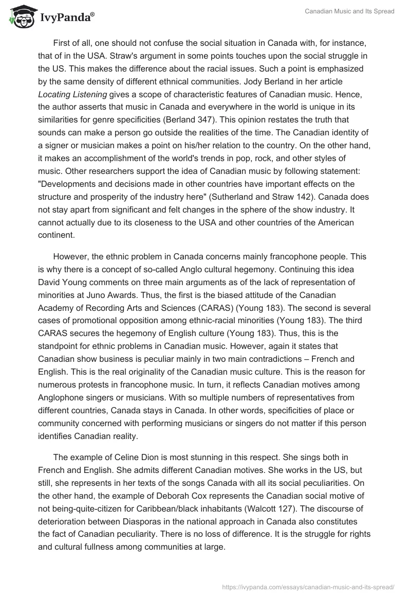 Canadian Music and Its Spread. Page 2