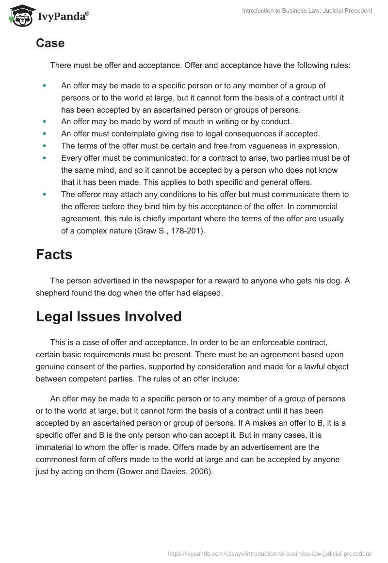 Introduction to Business Law: Judicial Precedent. Page 4