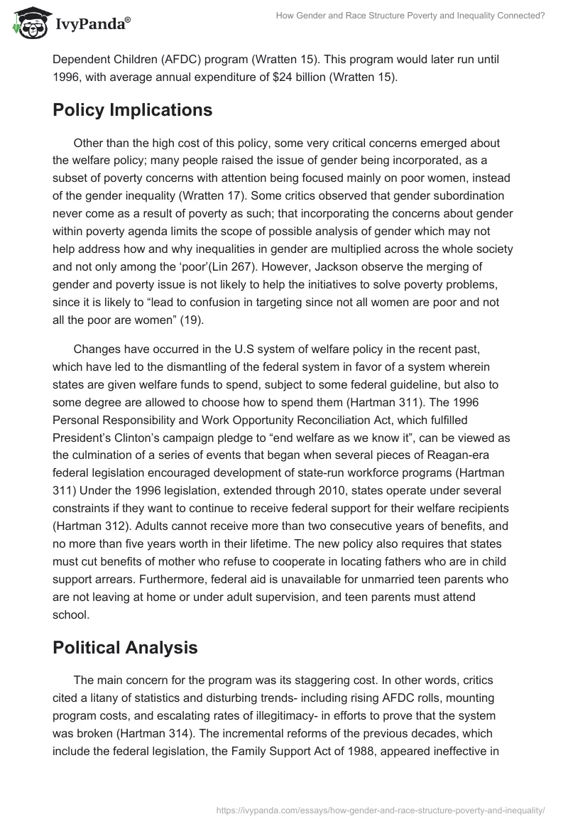 How Gender and Race Structure Poverty and Inequality Connected?. Page 3