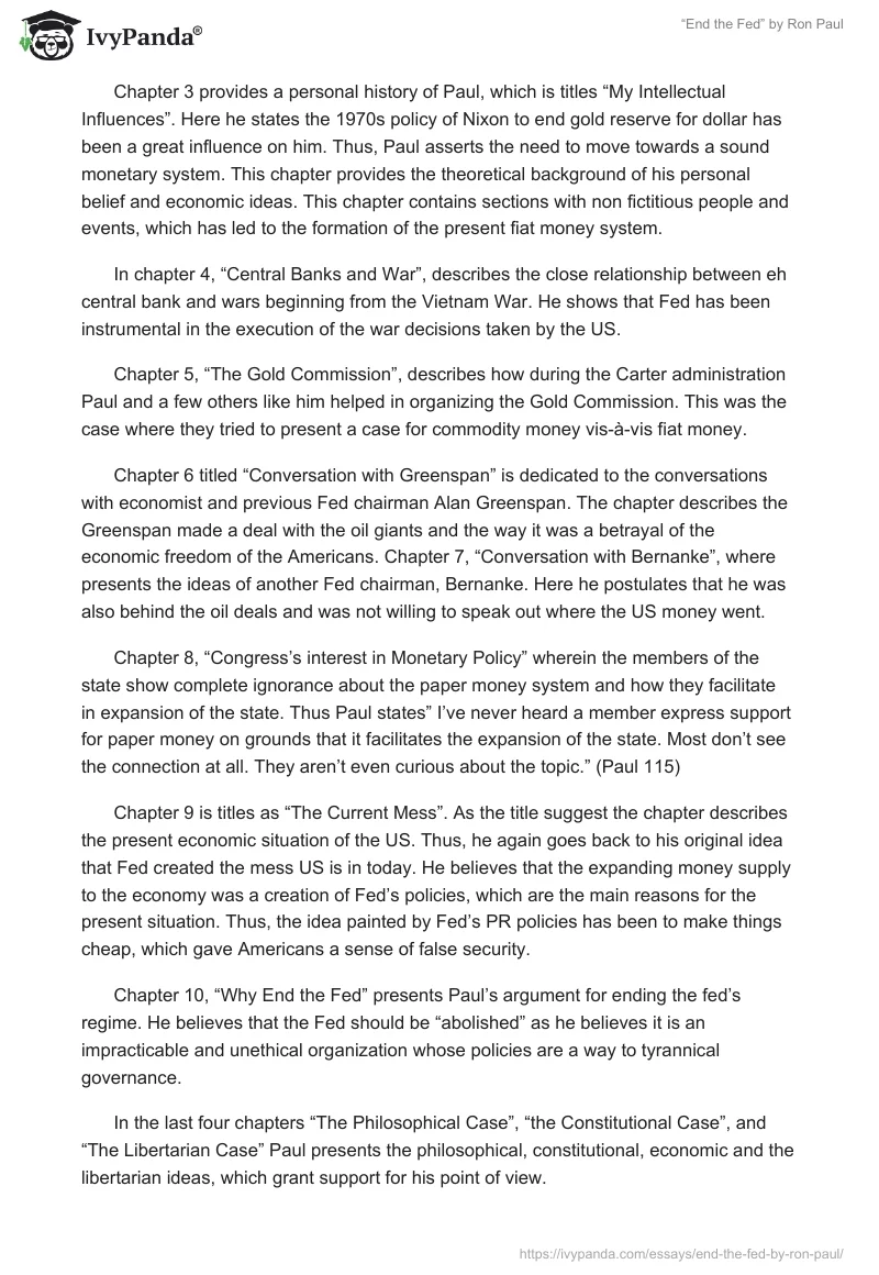 “End the Fed” by Ron Paul. Page 2