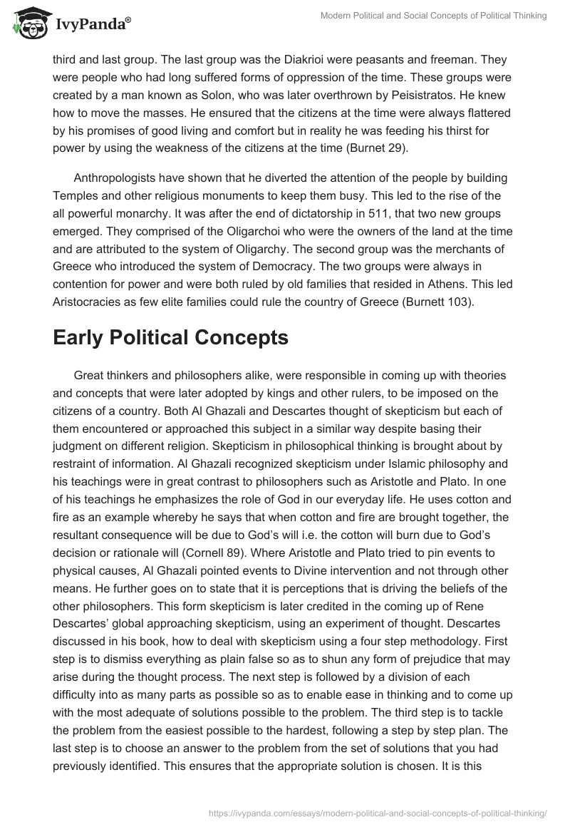 Modern Political and Social Concepts of Political Thinking. Page 2