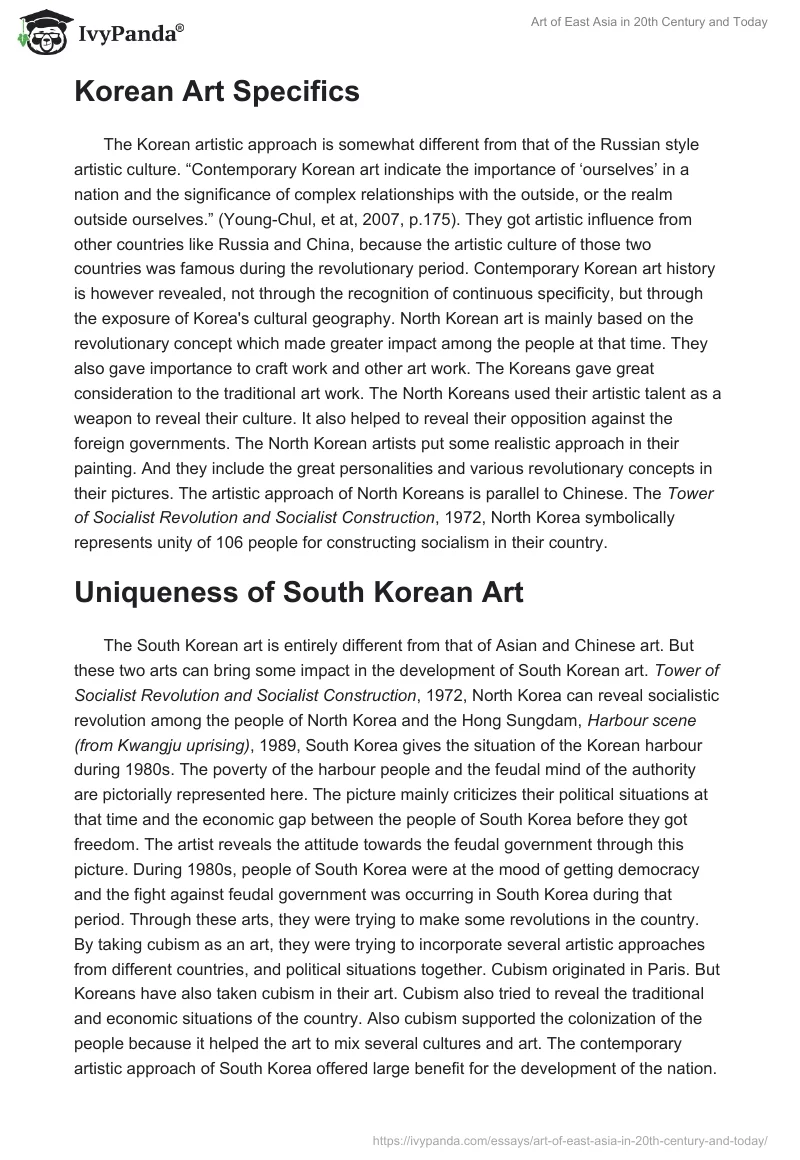 Art of East Asia in 20th Century and Today. Page 2