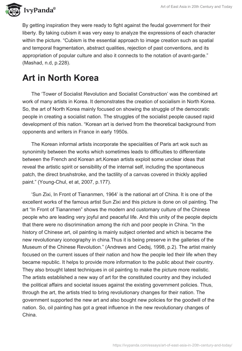 Art of East Asia in 20th Century and Today. Page 3