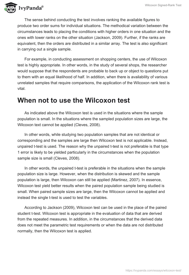 Wilcoxon Signed-Rank Test. Page 3
