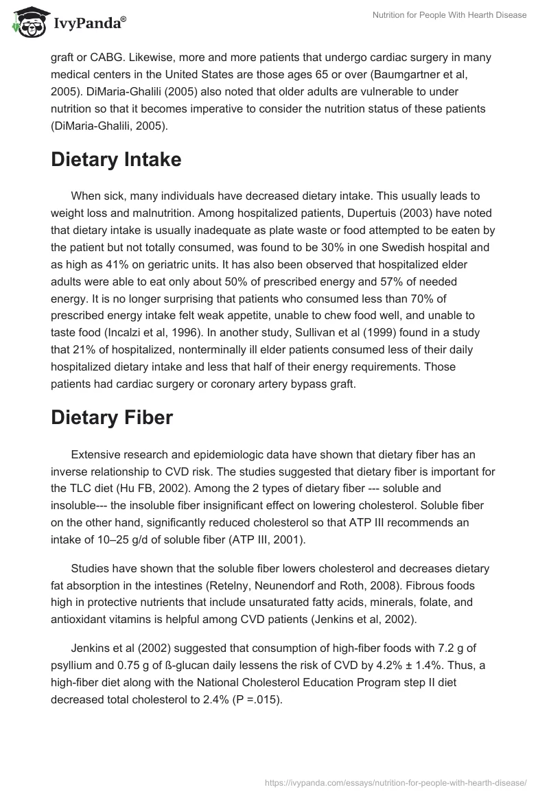 Nutrition for People With Hearth Disease. Page 2