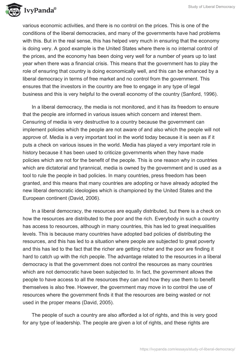 Study of Liberal Democracy. Page 4