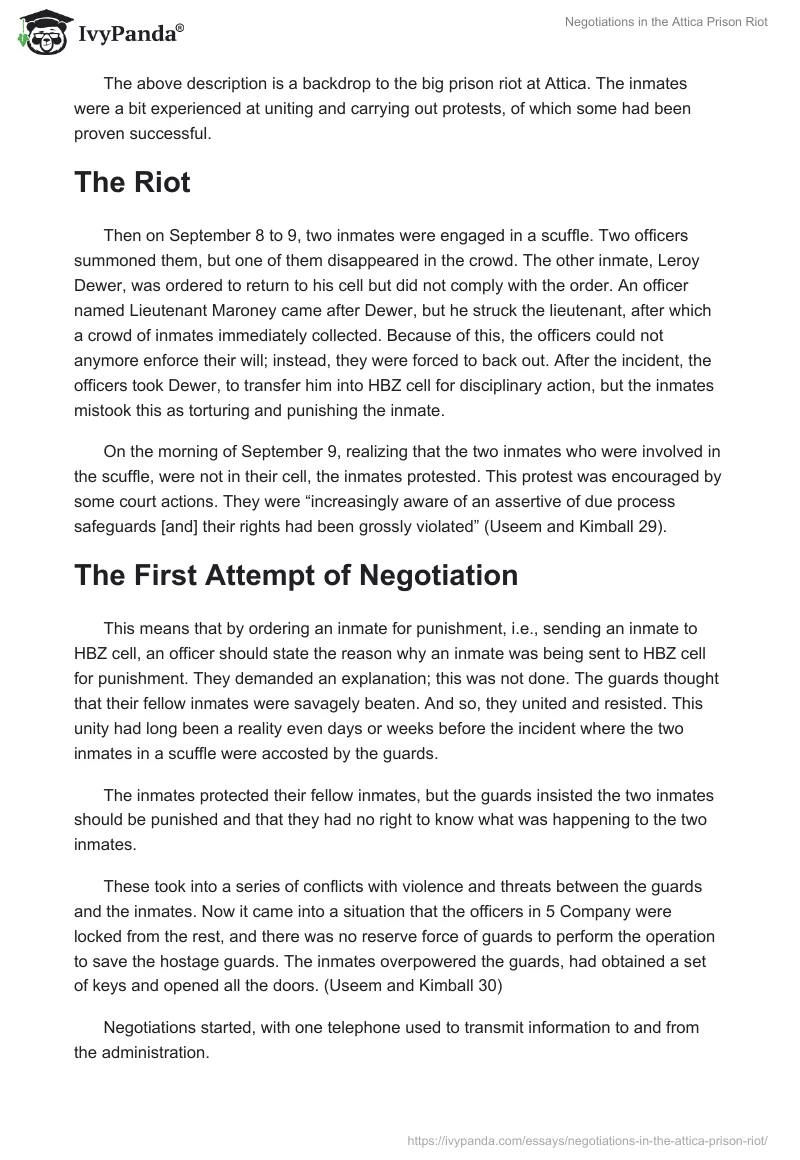 Negotiations in the Attica Prison Riot. Page 4