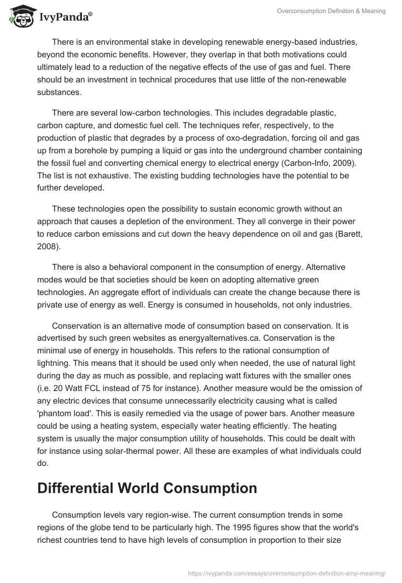 Overconsumption Definition & Meaning. Page 5