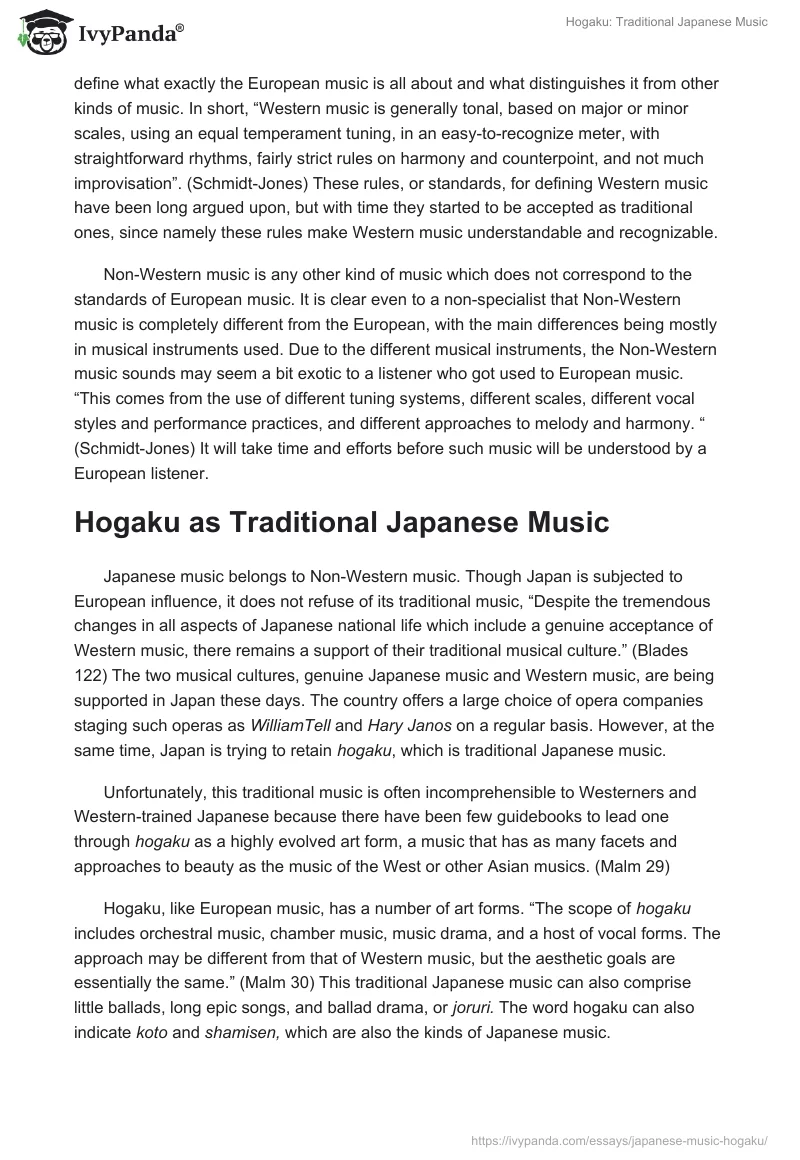 Hogaku: Traditional Japanese Music. Page 2