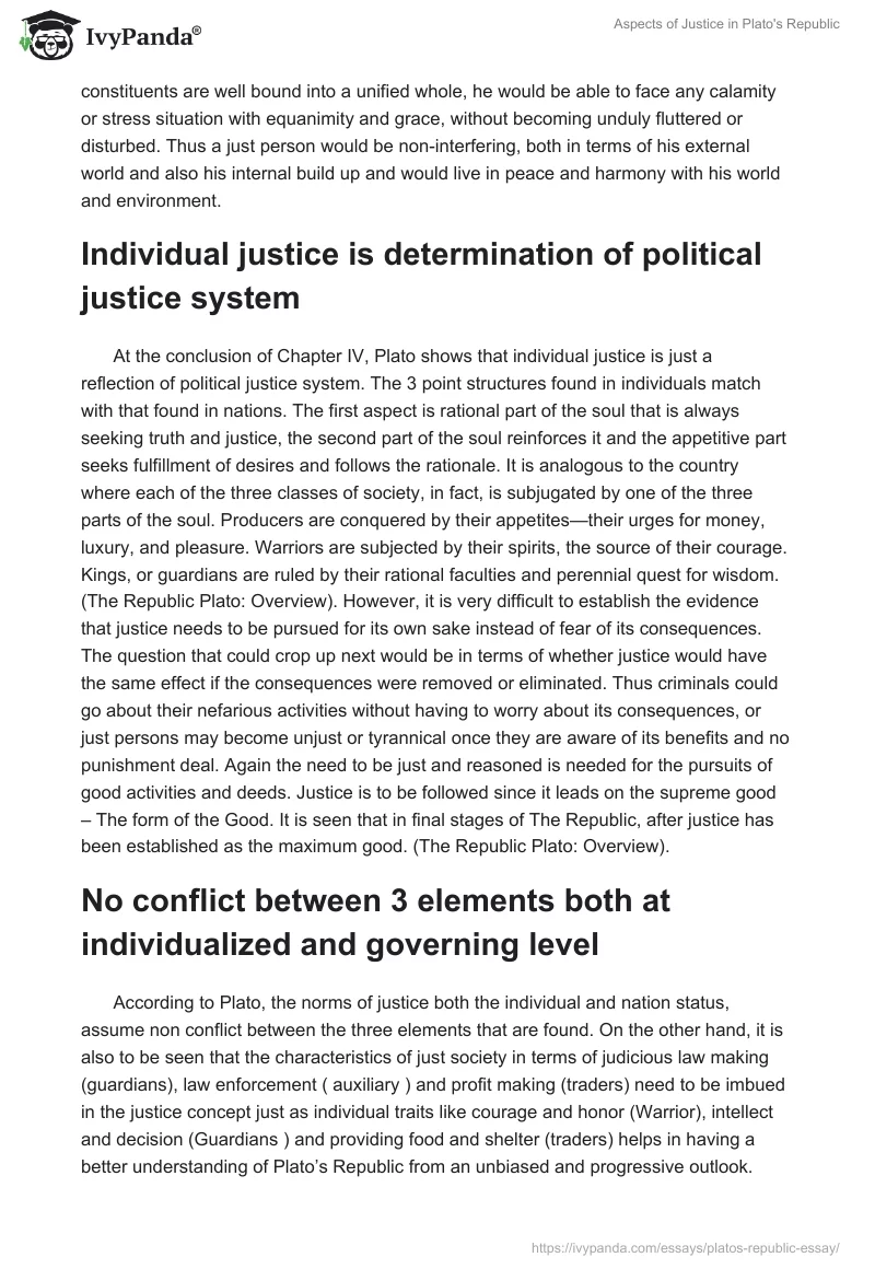 Aspects of Justice in Plato's Republic. Page 4