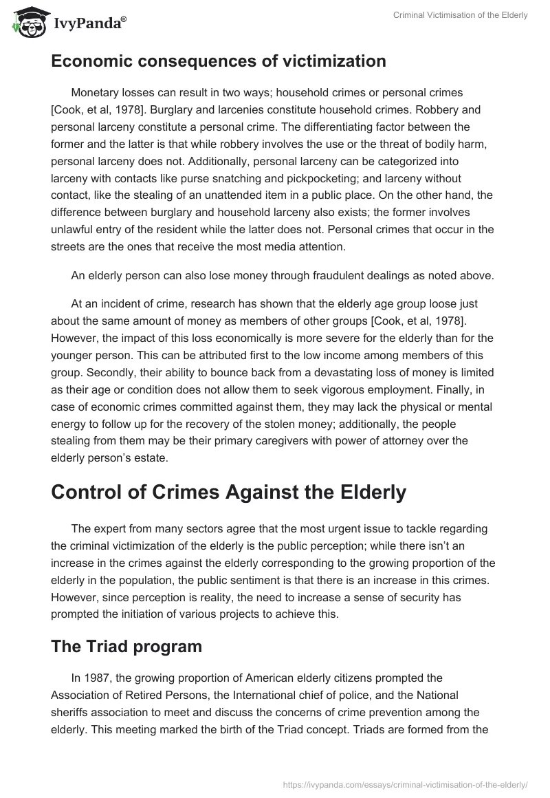 Criminal Victimisation of the Elderly. Page 5