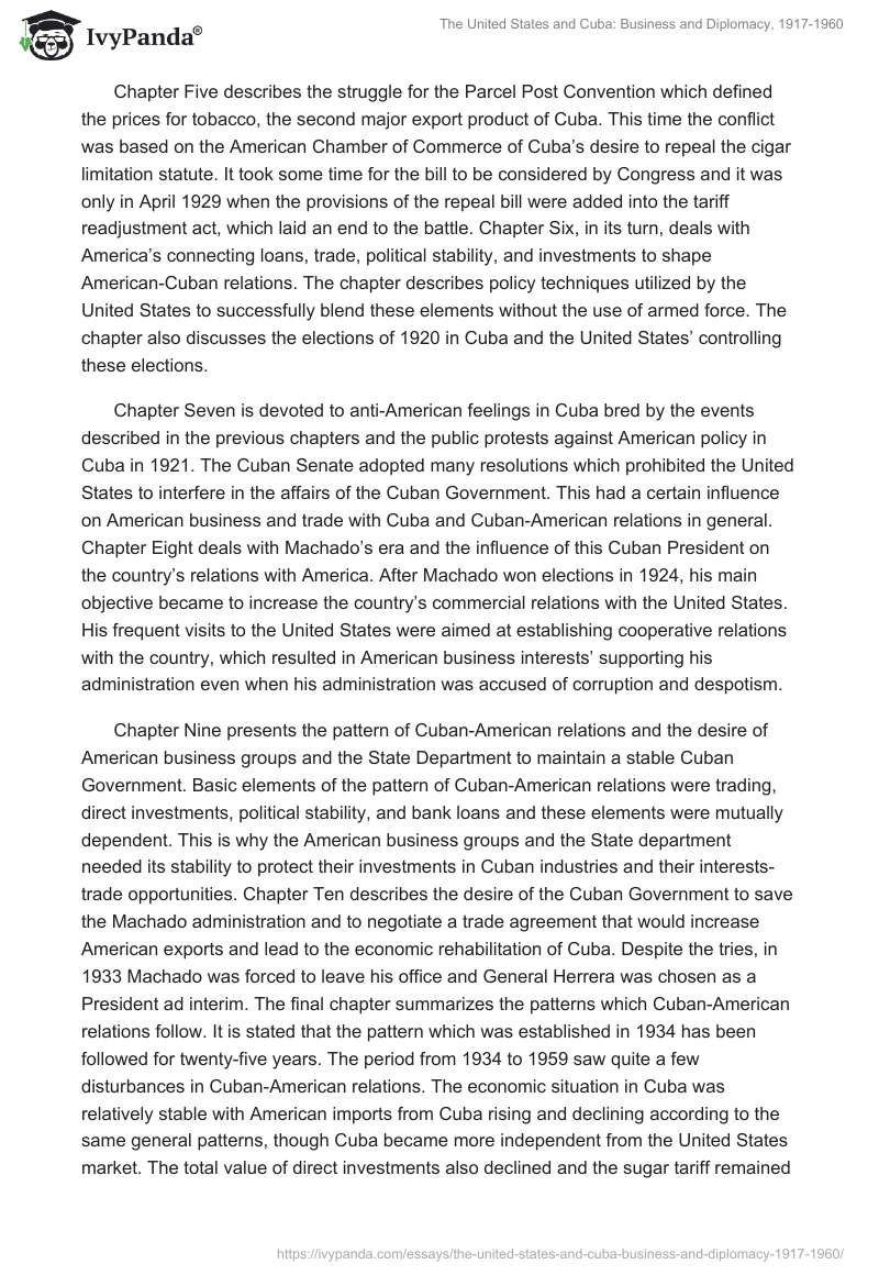 The United States and Cuba: Business and Diplomacy, 1917-1960. Page 3