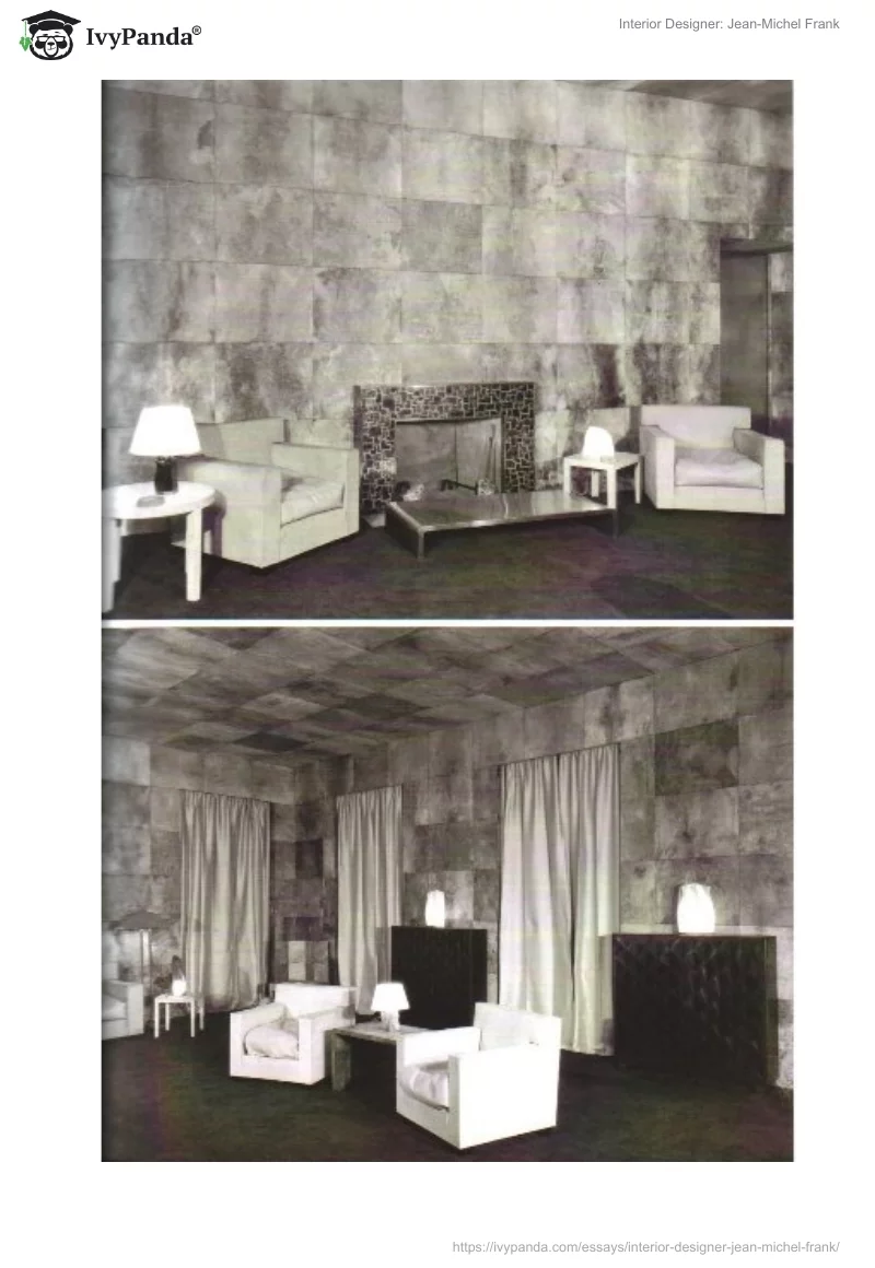 Interior Designer: Jean-Michel Frank. Page 4