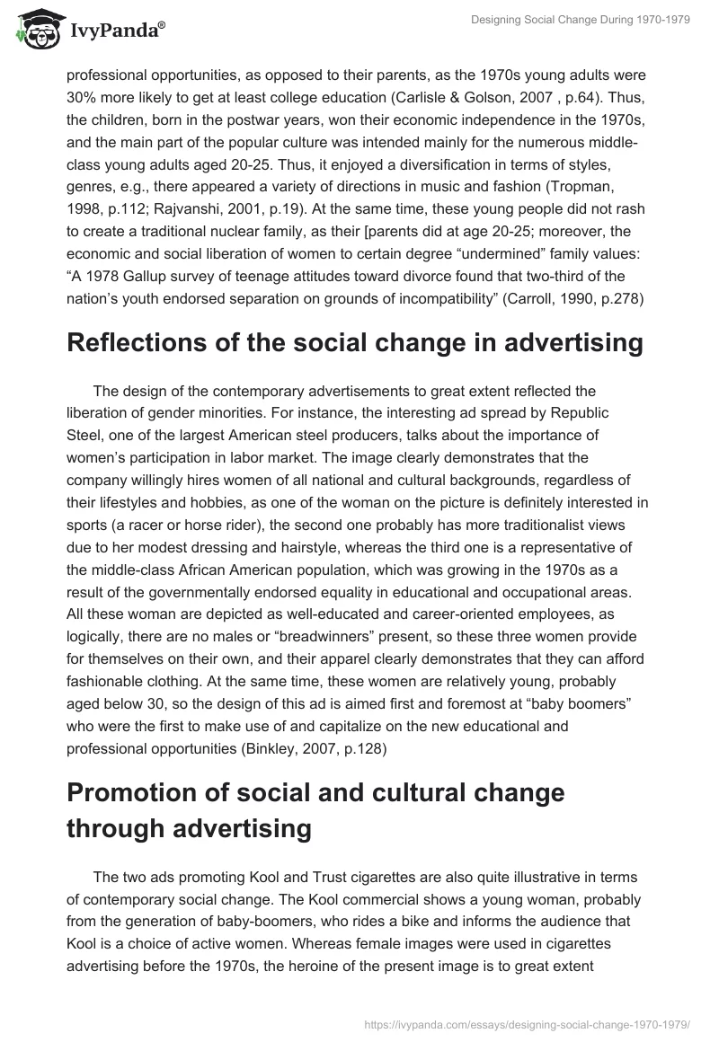 Designing Social Change During 1970-1979. Page 2