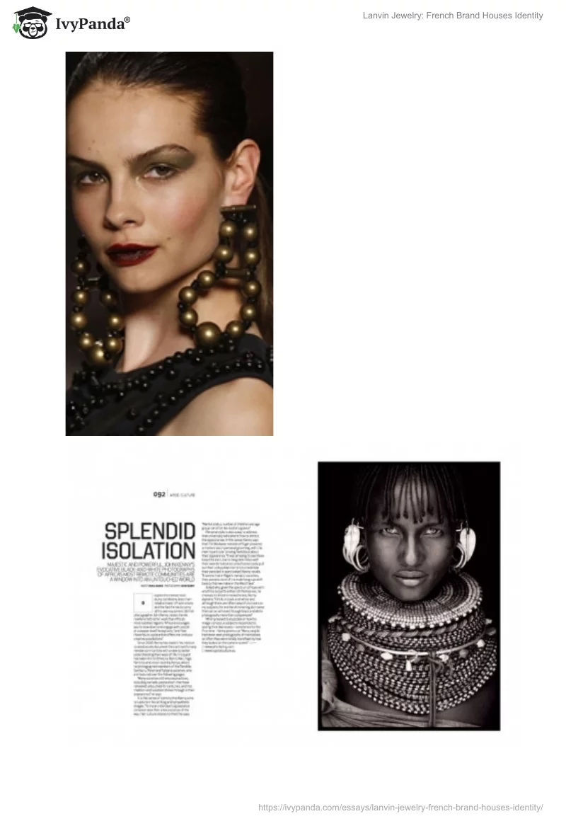 Lanvin Jewelry: French Brand Houses Identity. Page 3