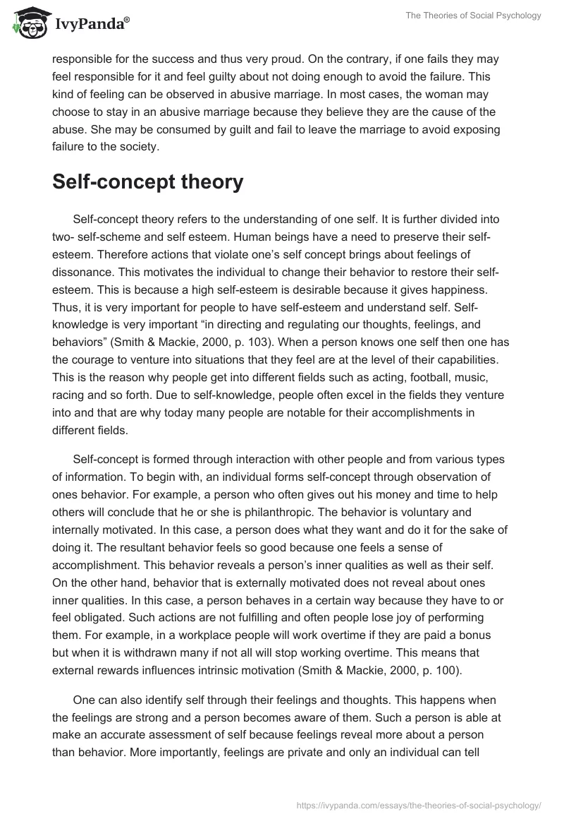 The Theories of Social Psychology. Page 2
