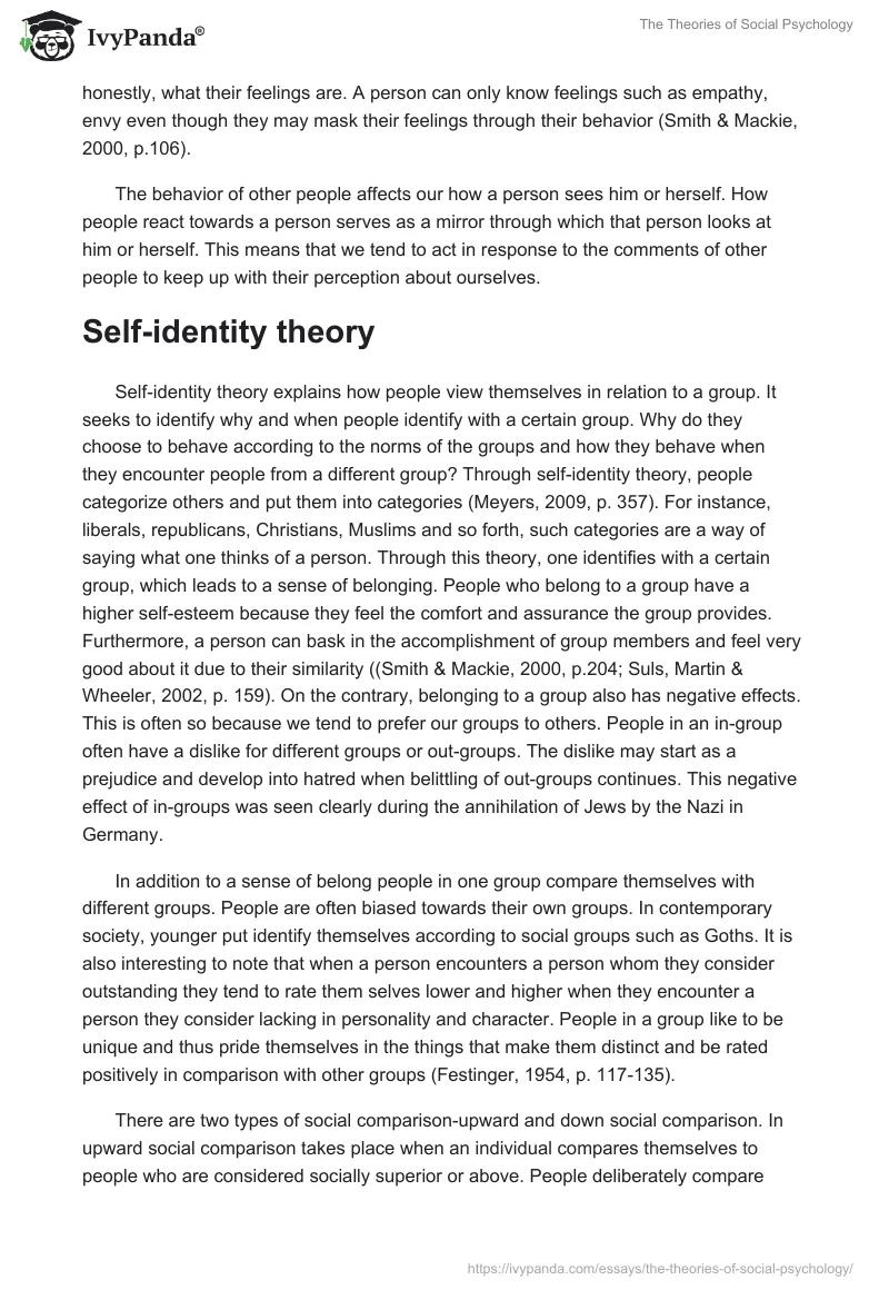 The Theories of Social Psychology. Page 3