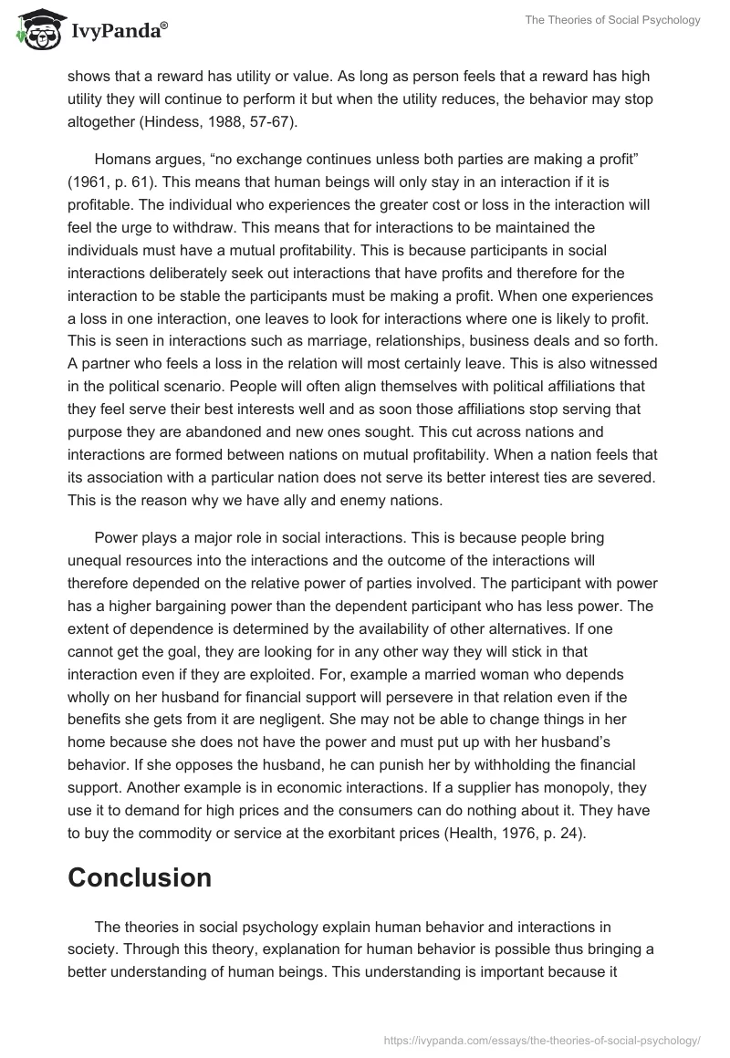 The Theories of Social Psychology. Page 5