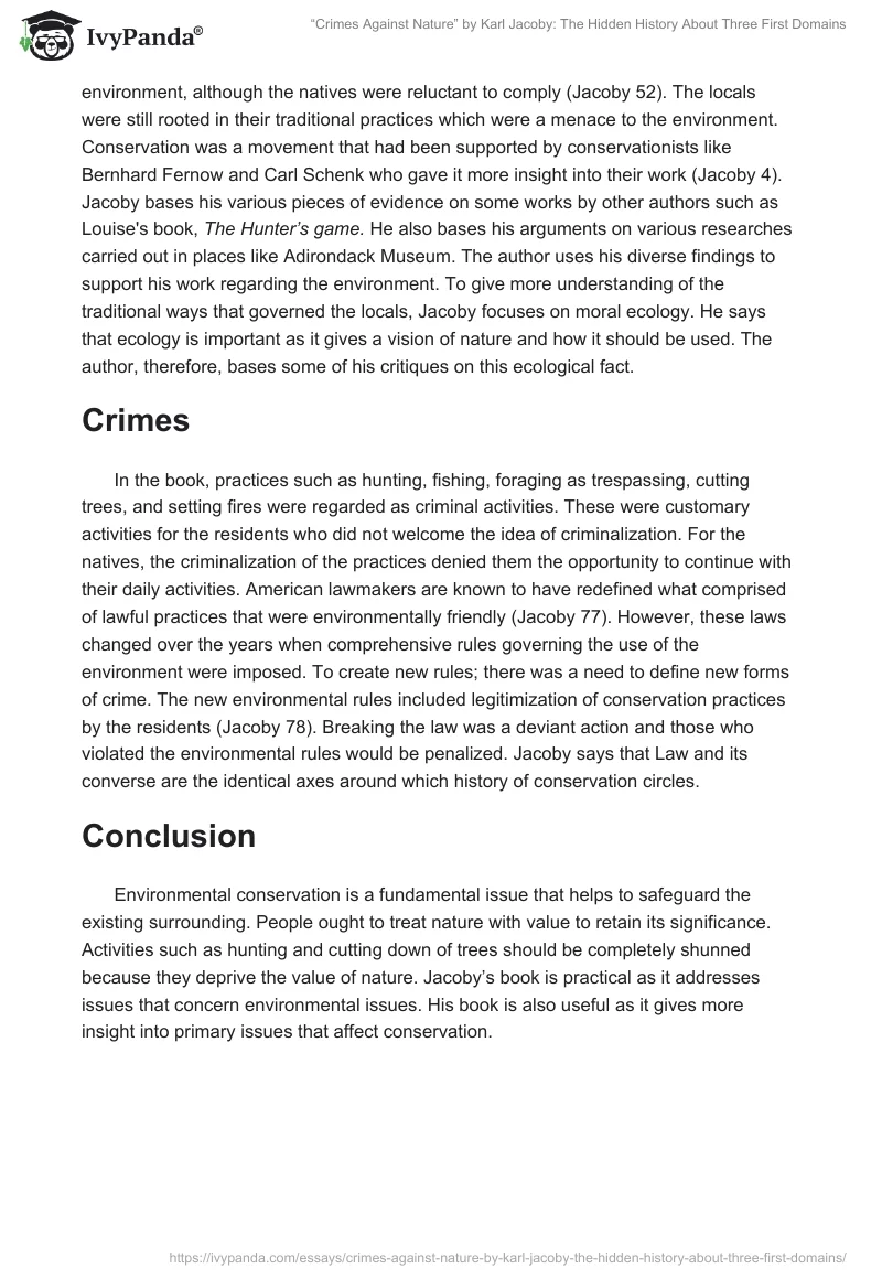 “Crimes Against Nature” by Karl Jacoby: The Hidden History About Three First Domains. Page 3
