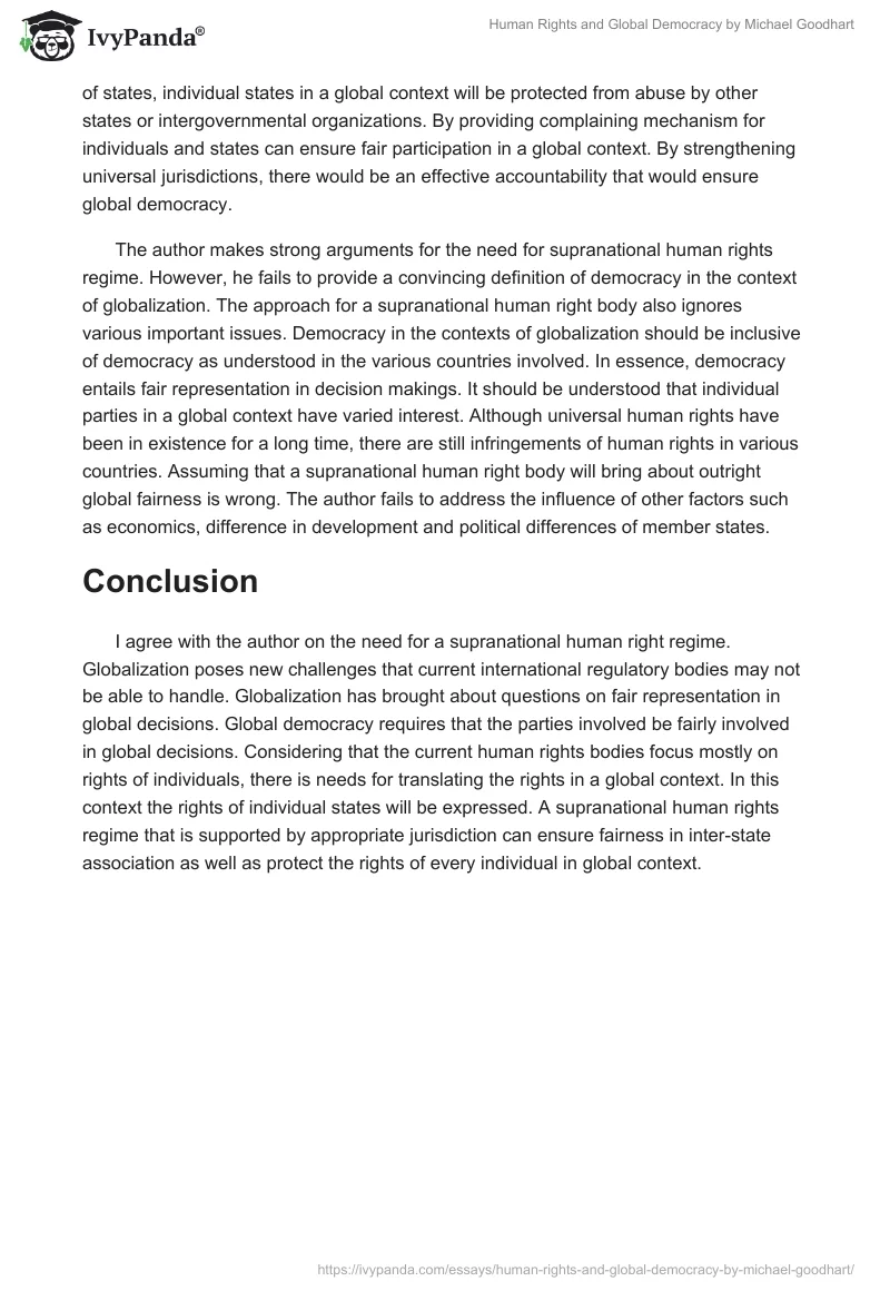 Human Rights and Global Democracy by Michael Goodhart. Page 3