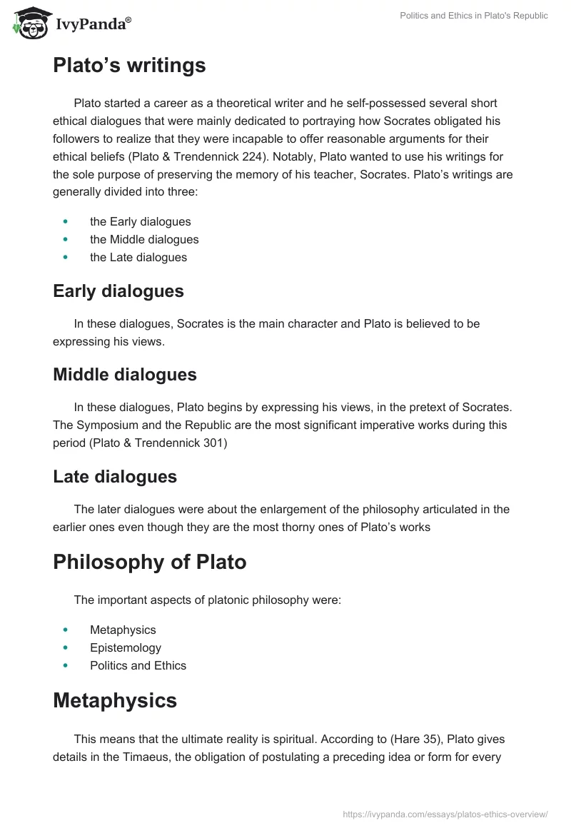 Politics and Ethics in Plato's Republic. Page 2