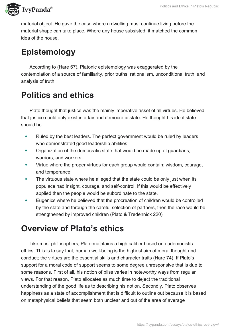 Politics and Ethics in Plato's Republic. Page 3