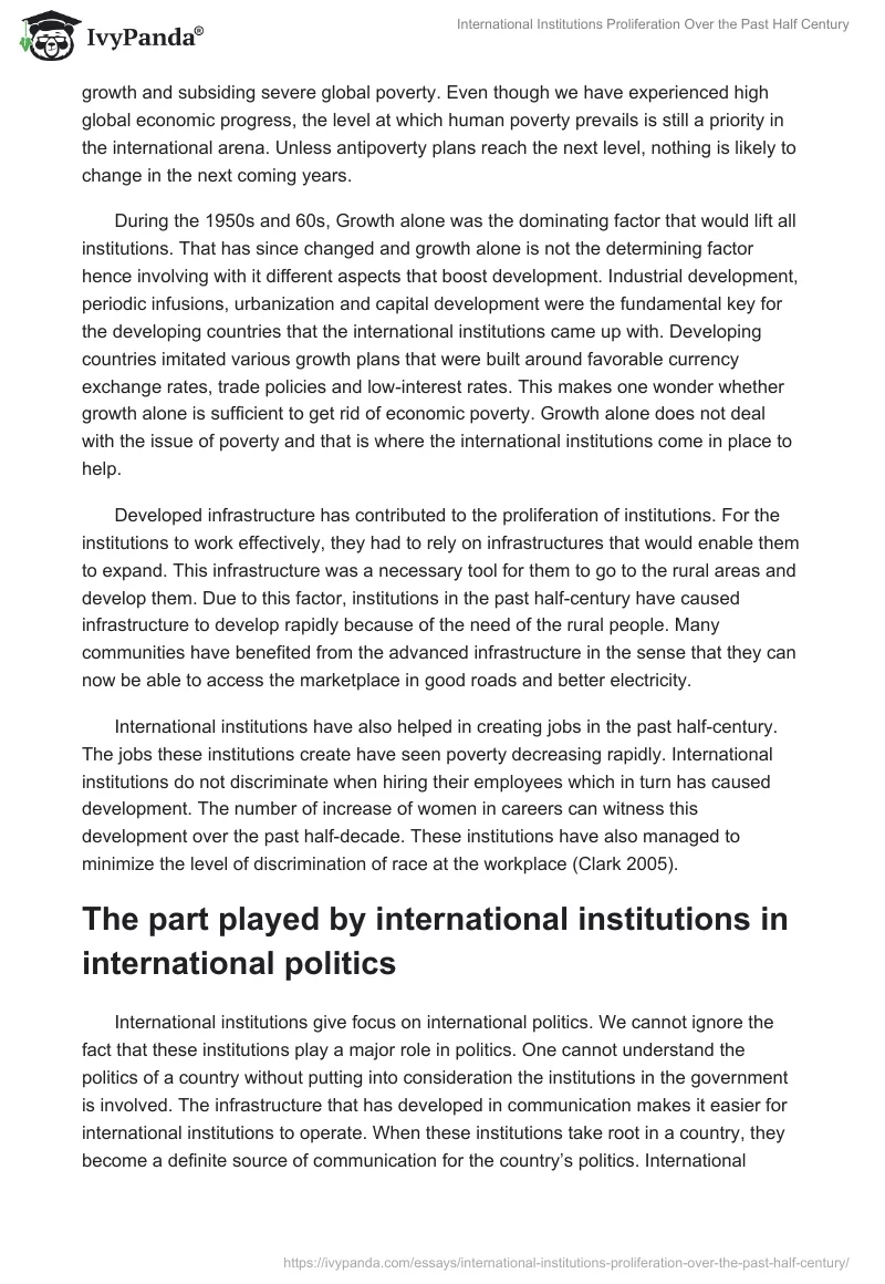 International Institutions Proliferation Over the Past Half Century. Page 3