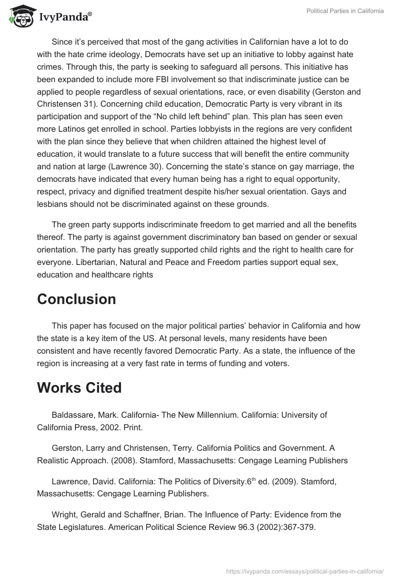 Political Parties in California. Page 4