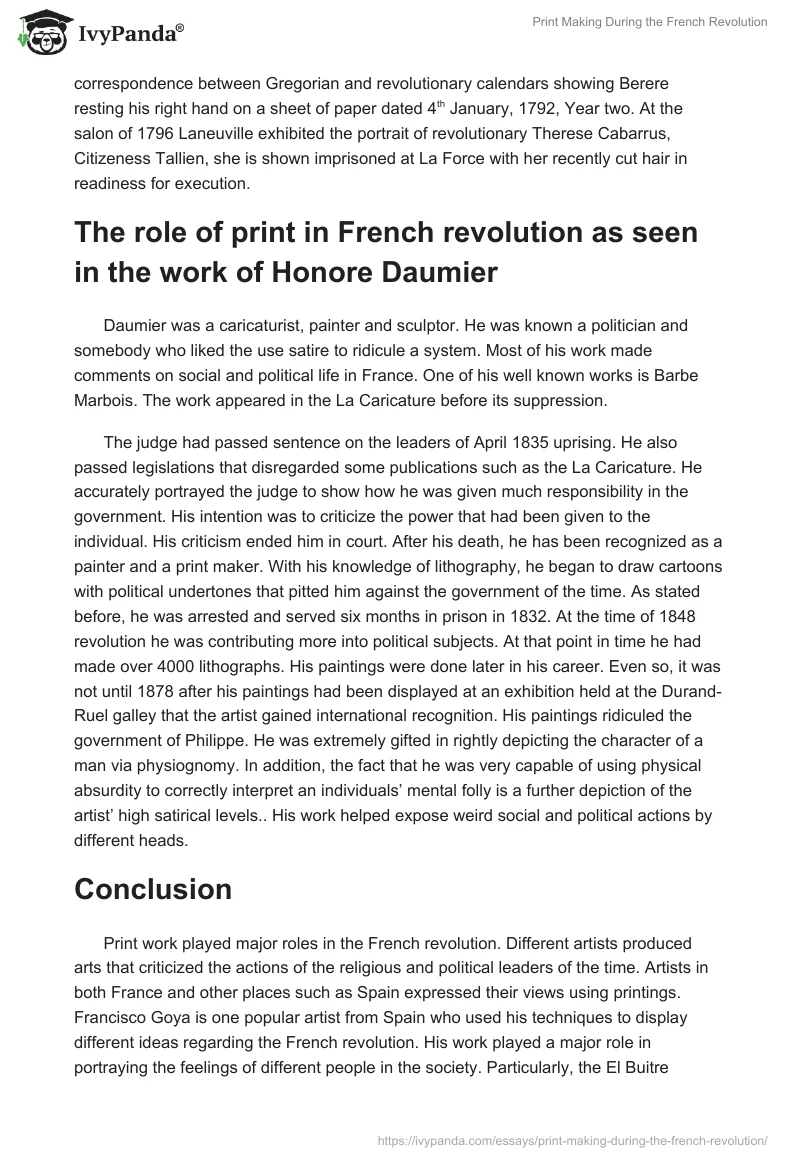 Print Making During the French Revolution. Page 5