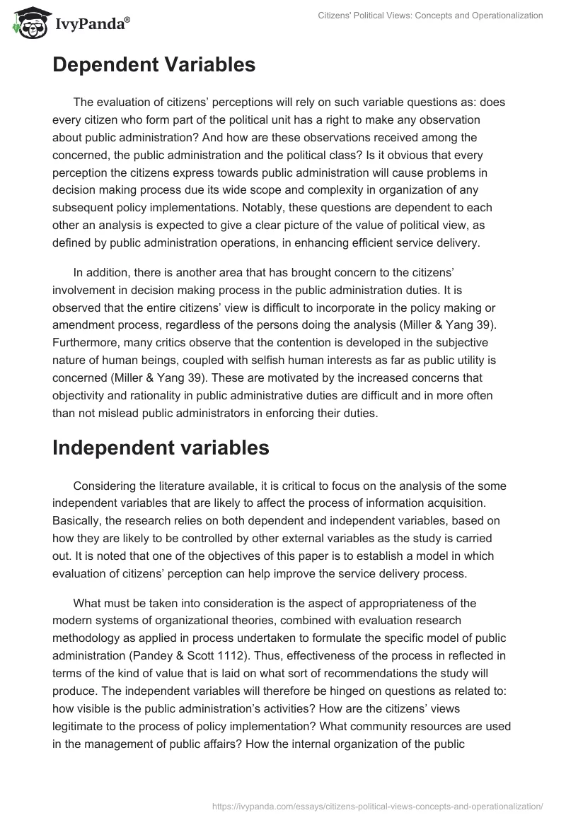 Citizens' Political Views: Concepts and Operationalization. Page 2