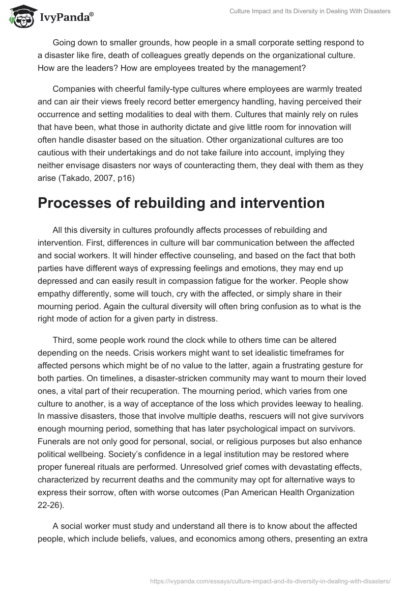 Culture Impact and Its Diversity in Dealing With Disasters. Page 3