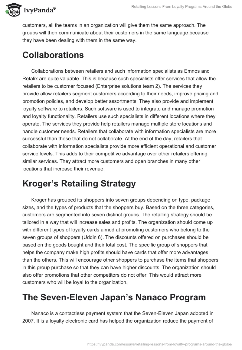 Retailing Lessons From Loyalty Programs Around the Globe. Page 2