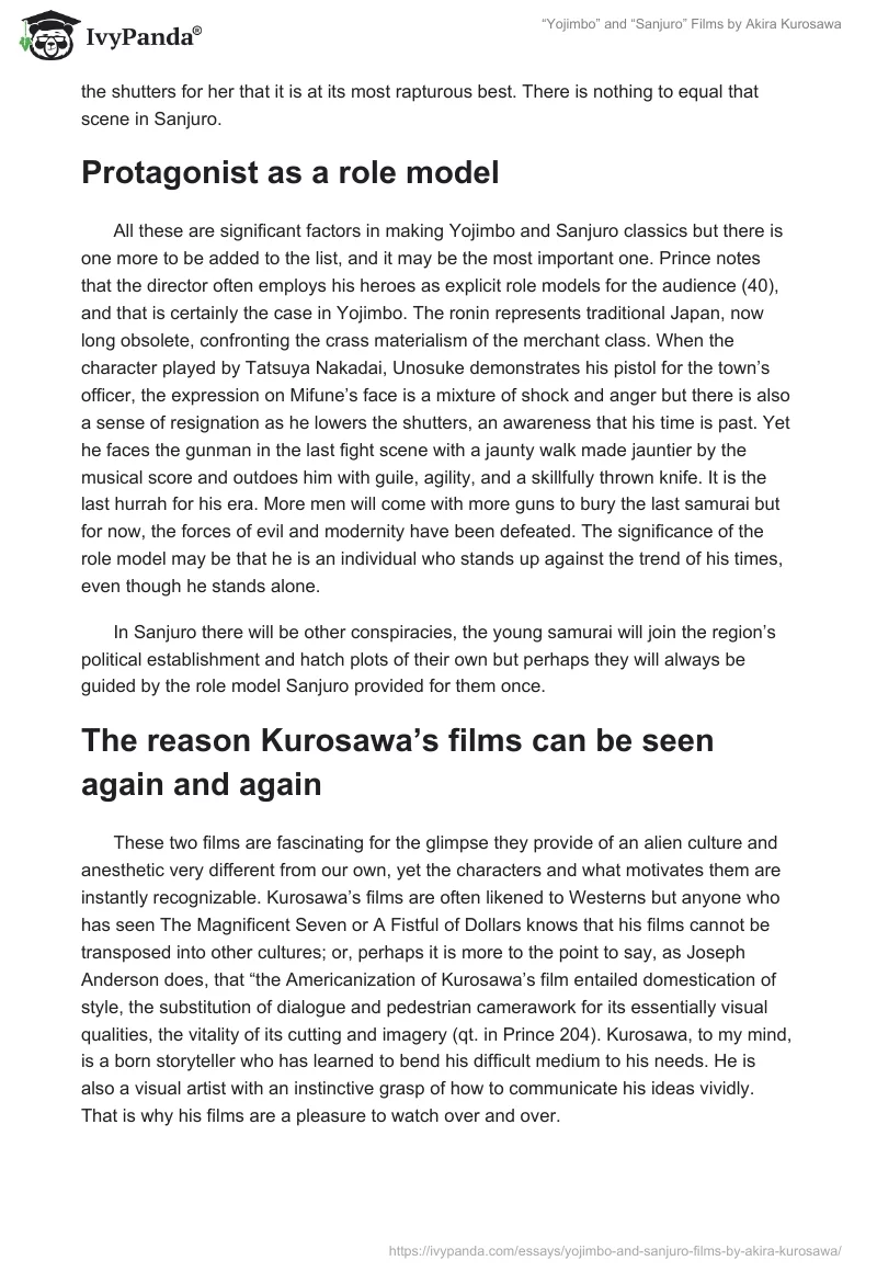 “Yojimbo” and “Sanjuro” Films by Akira Kurosawa. Page 4