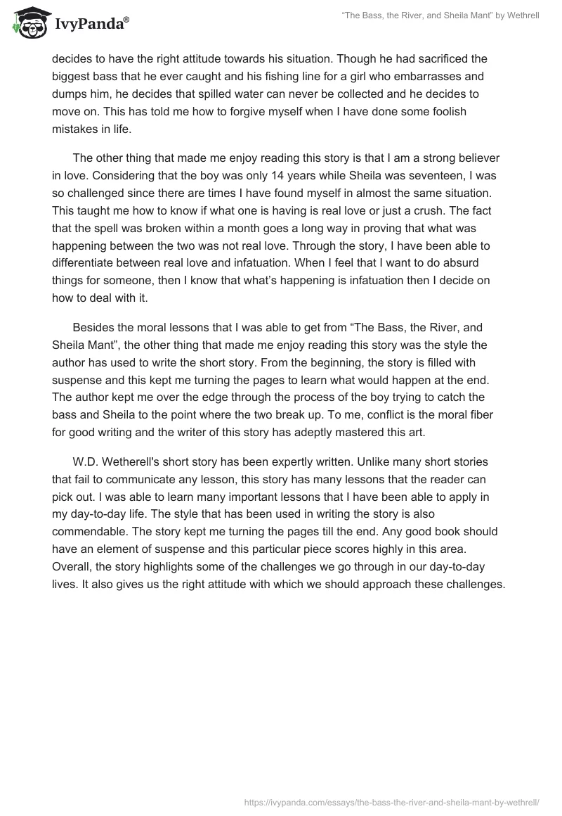 “The Bass, the River, and Sheila Mant” by Wethrell. Page 2