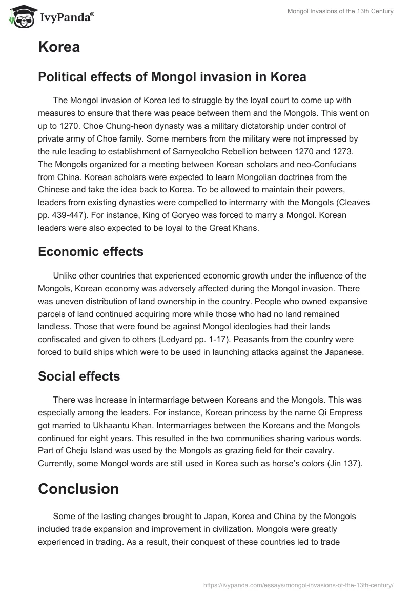 Mongol Invasions of the 13th Century. Page 4