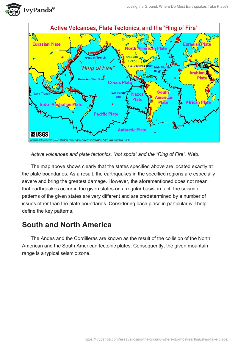 Losing the Ground: Where Do Most Earthquakes Take Place?. Page 3