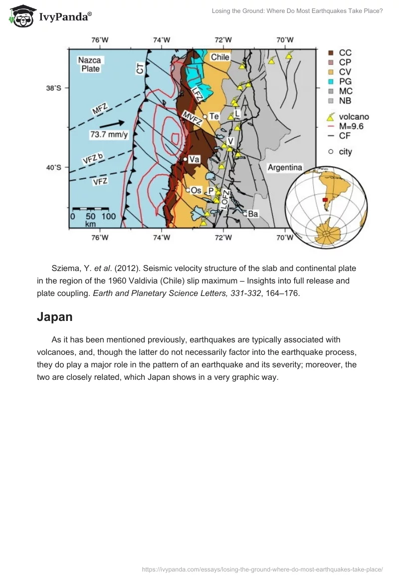 Losing the Ground: Where Do Most Earthquakes Take Place?. Page 4