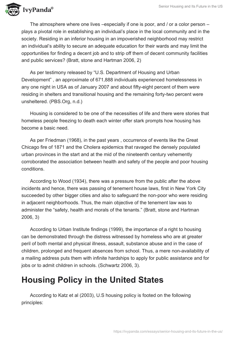 Senior Housing and Its Future in the US. Page 4