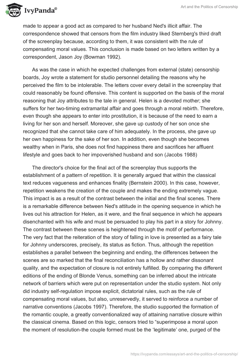 Art and the Politics of Censorship. Page 3