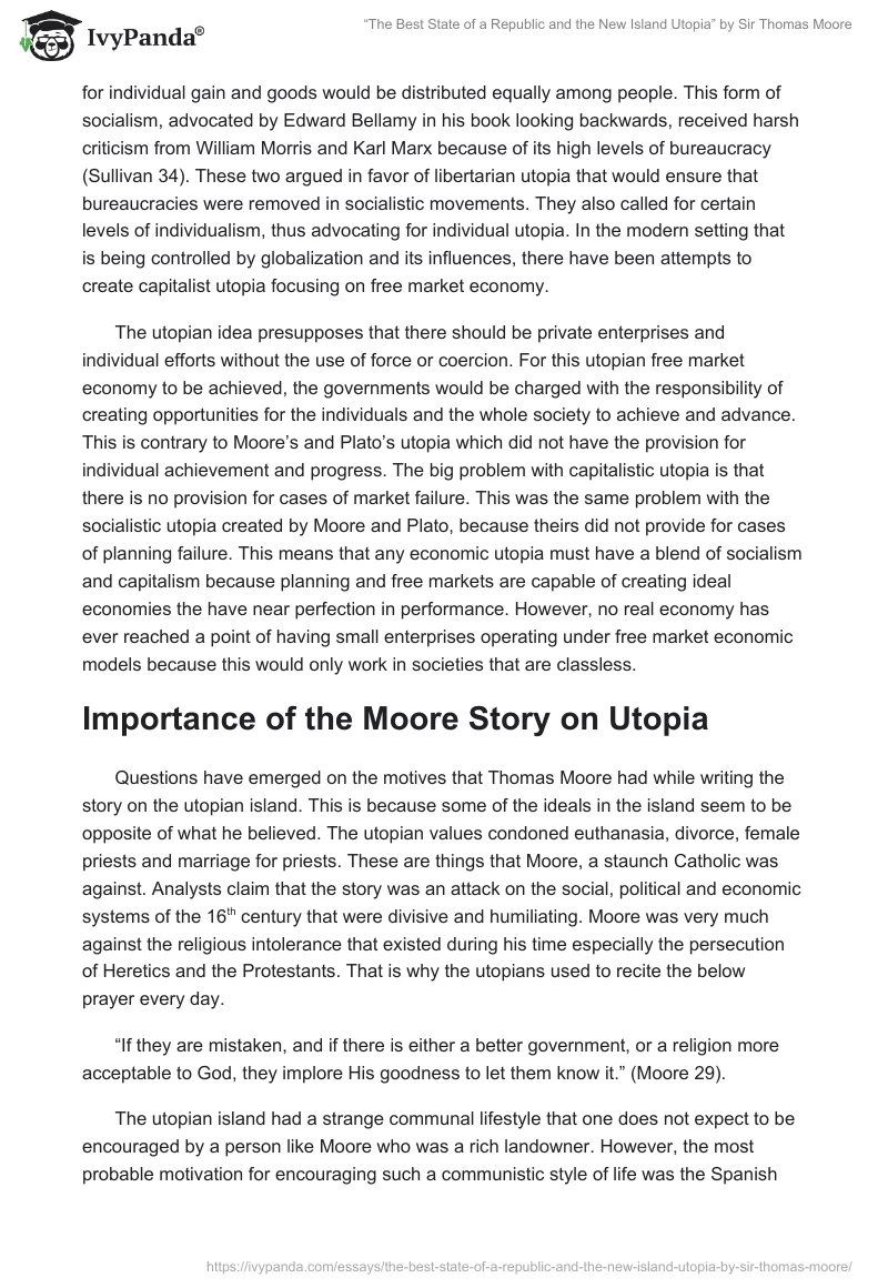 “The Best State of a Republic and the New Island Utopia” by Sir Thomas Moore. Page 2