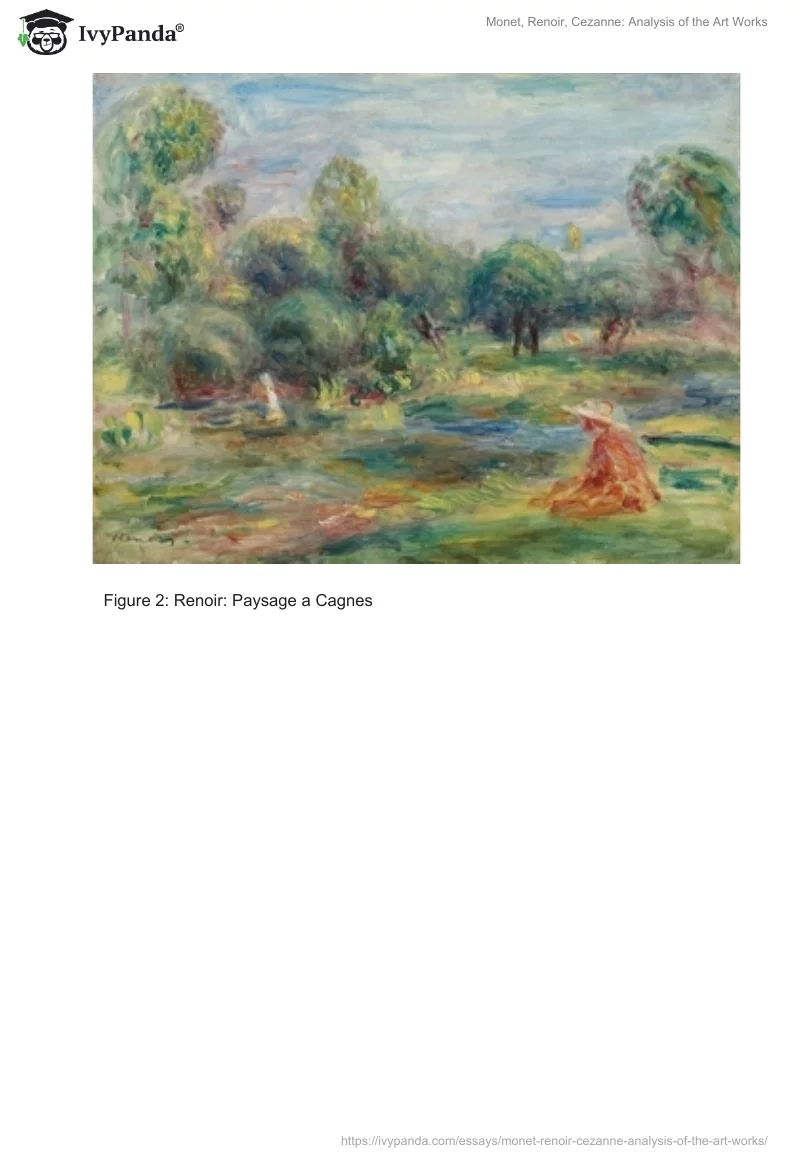Monet, Renoir, Cezanne: Analysis of the Art Works. Page 5