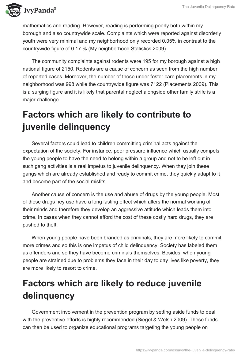 The Juvenile Delinquency Rate. Page 4