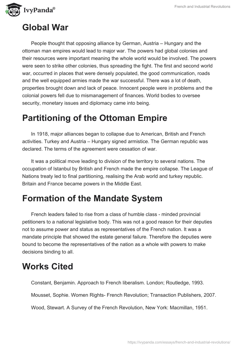 French and Industrial Revolutions. Page 5