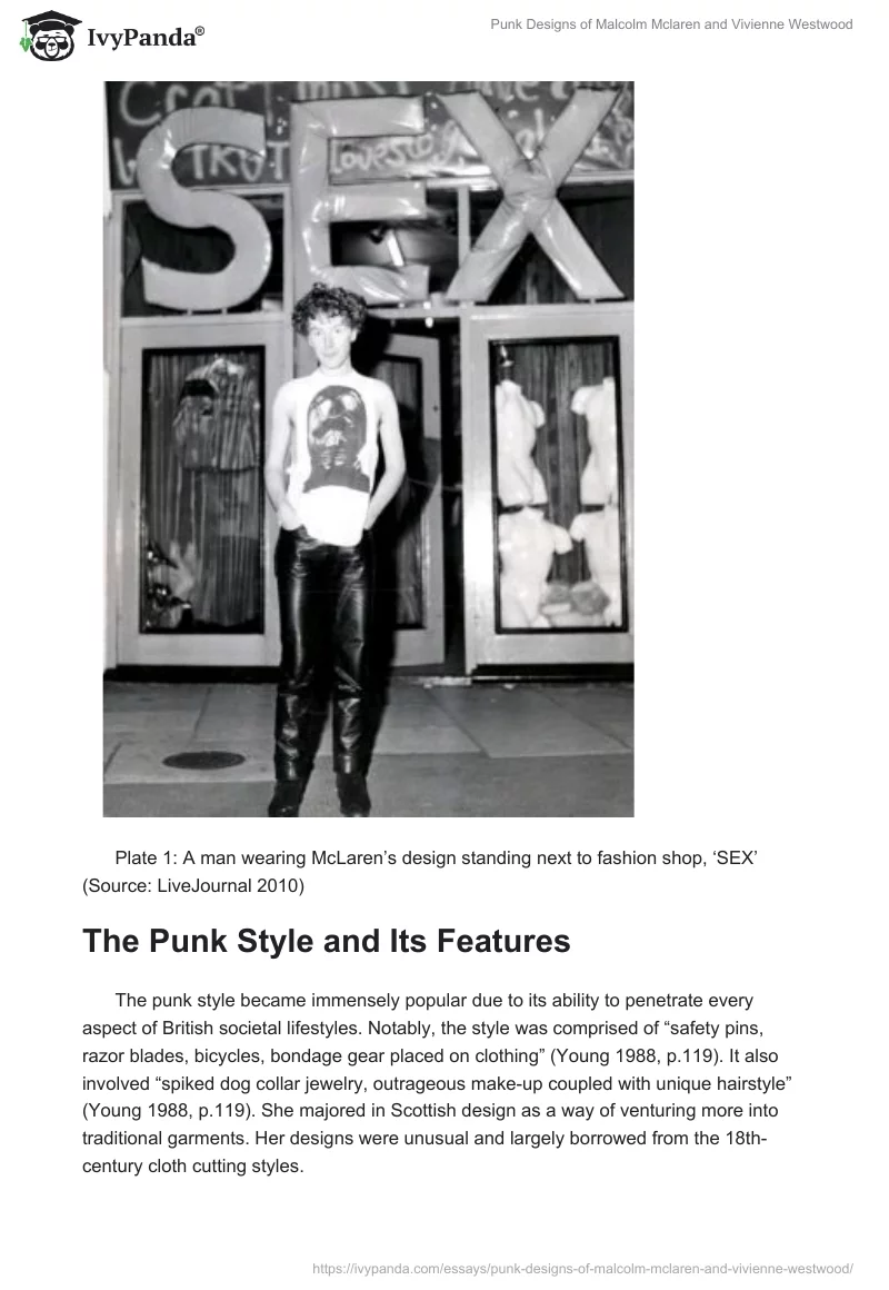 Punk Designs of Malcolm Mclaren and Vivienne Westwood. Page 4