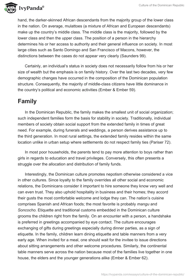 Culture of the Dominican Republic. Page 2