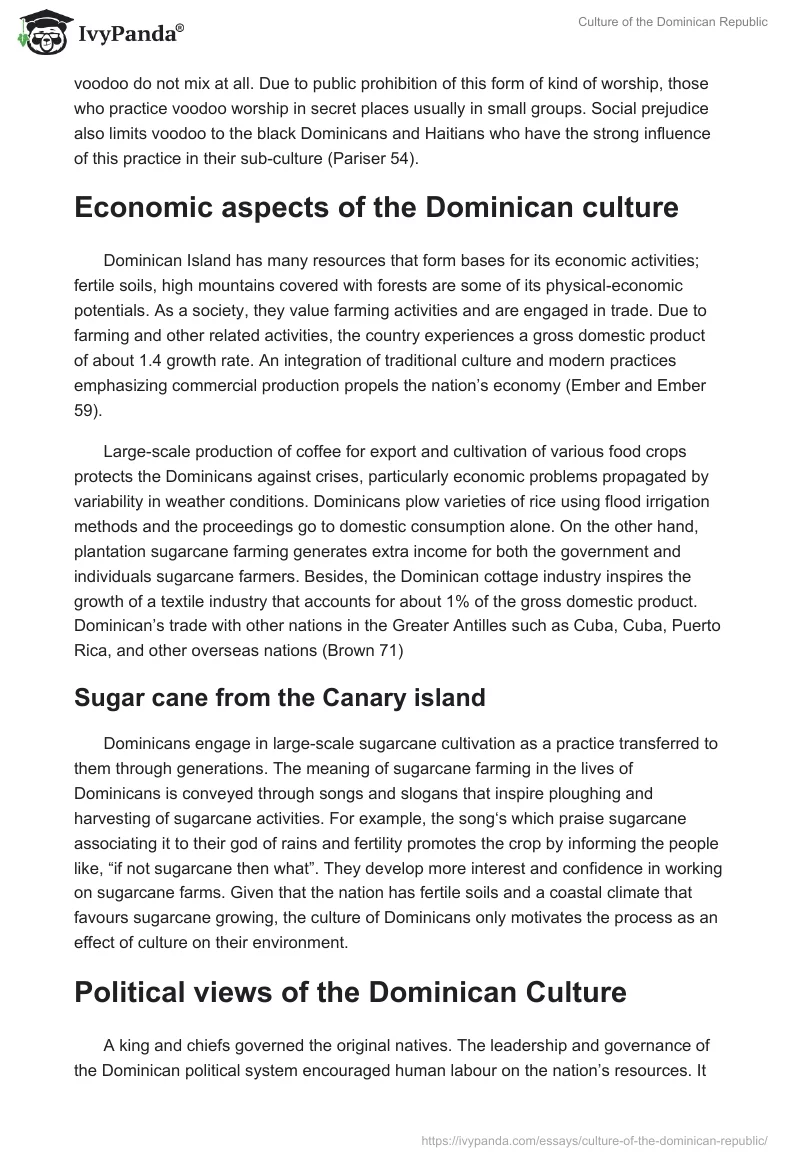 Culture of the Dominican Republic. Page 5
