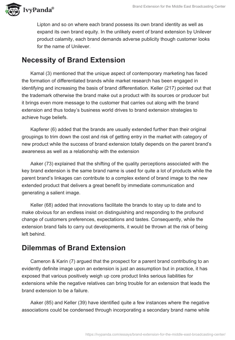 Brand Extension for the Middle East Broadcasting Center. Page 4
