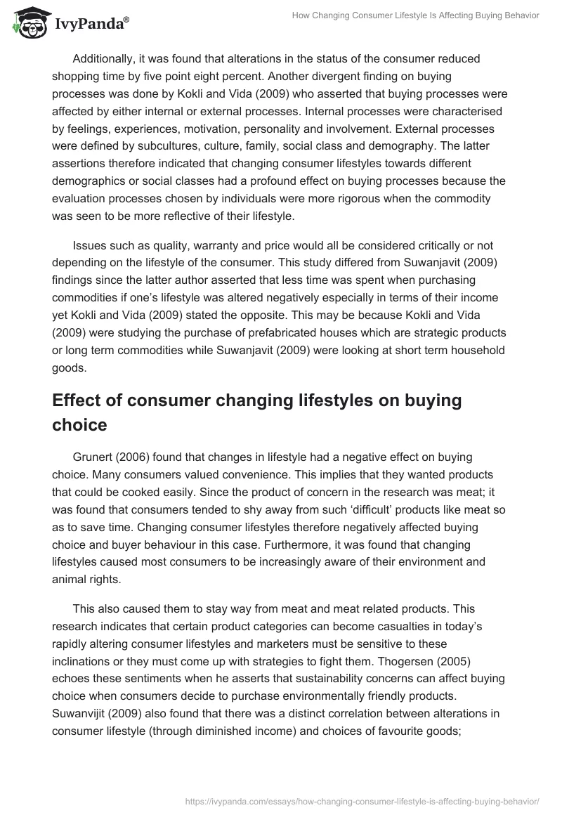 How Changing Consumer Lifestyle Is Affecting Buying Behavior. Page 2