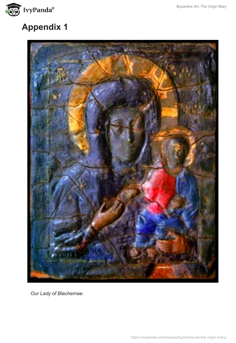 Byzantine Art: The Virgin Mary. Page 5