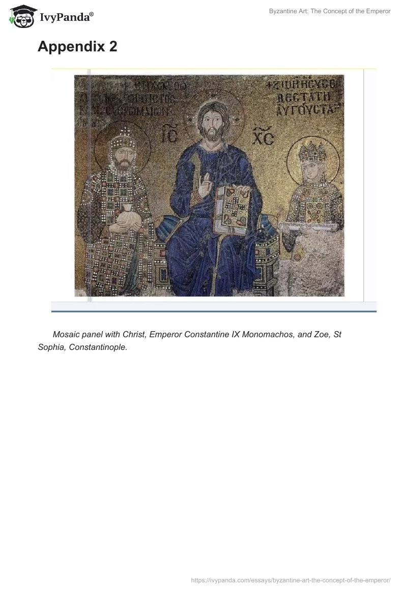 Byzantine Art: The Concept of the Emperor. Page 4